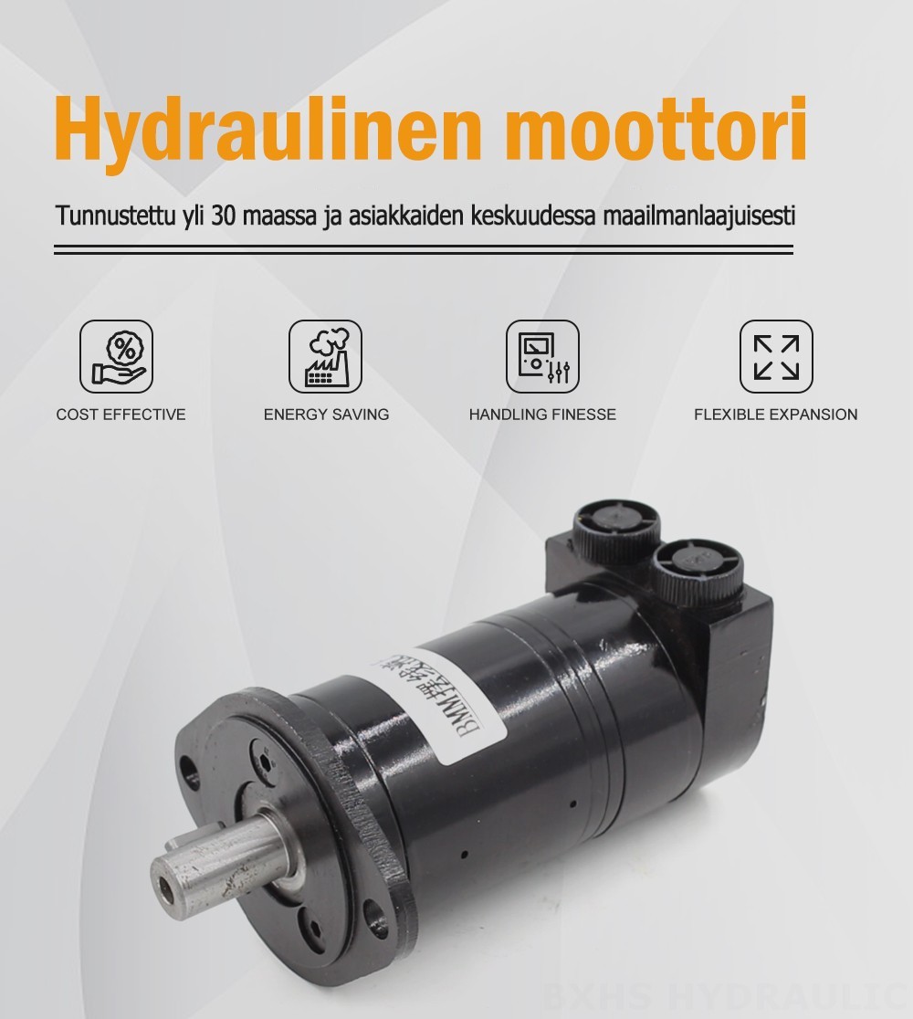 BMM_sykloidihydraulimotori 8 cc/kierros 14 l/min Hydraulimoottori